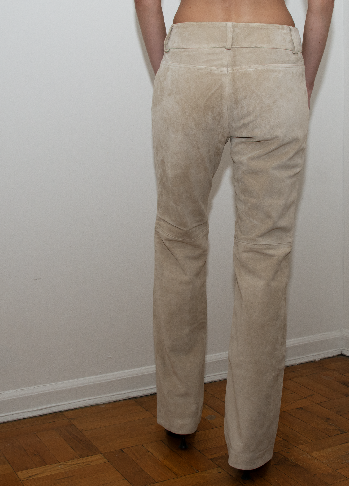 Early 2000s Tan Suede Pants