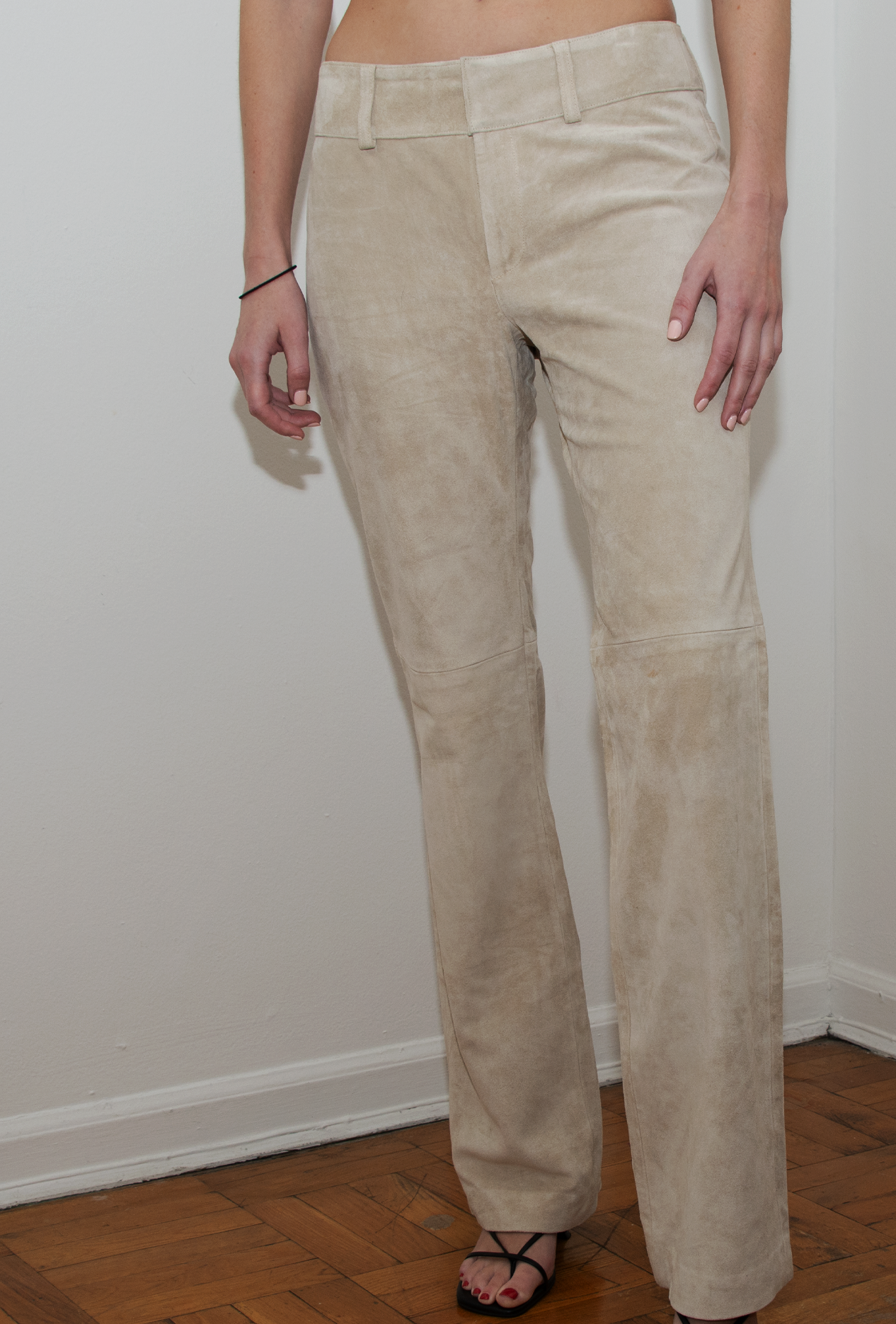 Early 2000s Tan Suede Pants