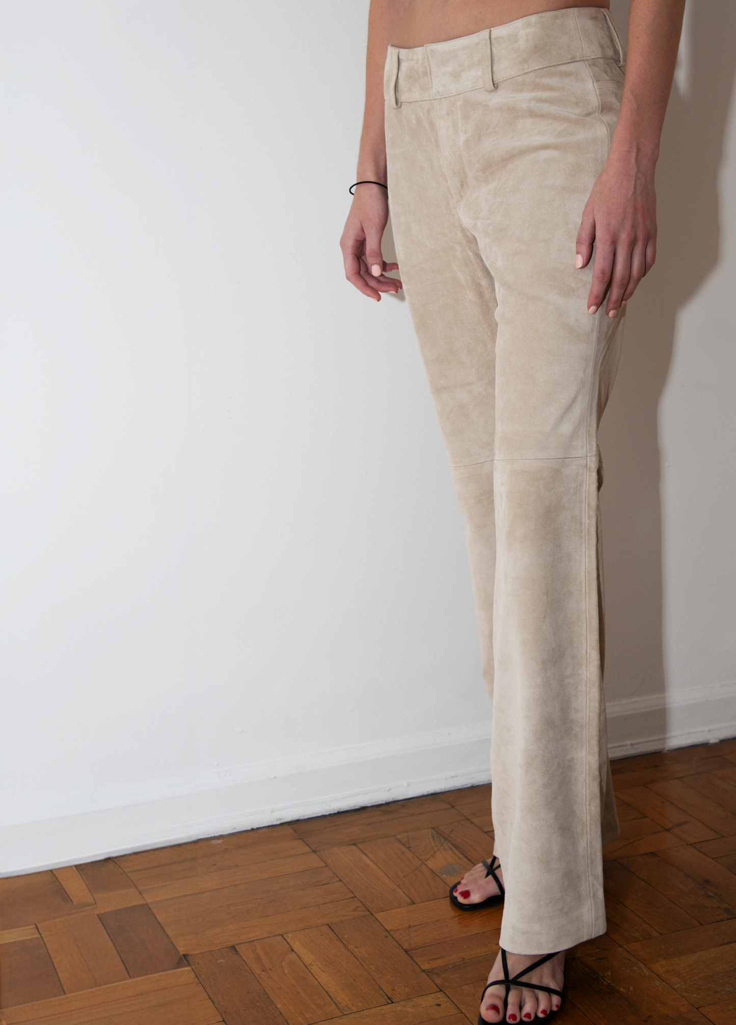 Early 2000s Tan Suede Pants